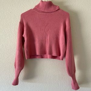 Cropped Turtle Neck